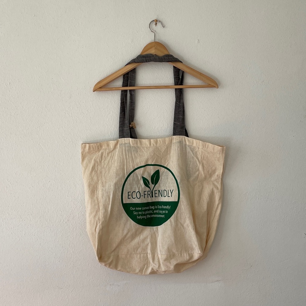 Eco Friendly Tote Bag Cotton Natural - Picture 2 of 13
